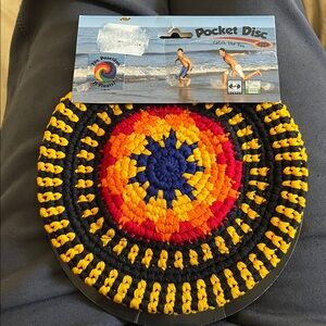 NEW Pocket Disc Sports Edition Floats Indoor/outdoor Bowling Golf Cloth Frisbee